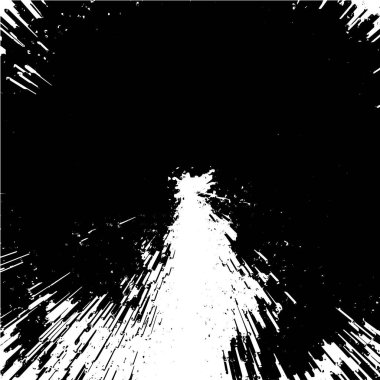 Grunge siyah beyaz desen. Monokrom soyut dokusu. Çatlakların, sürtünmelerin, çiplerin, lekelerin, mürekkep lekelerinin, çizgilerin geçmişi. Koyu tasarım arka plan yüzeyi