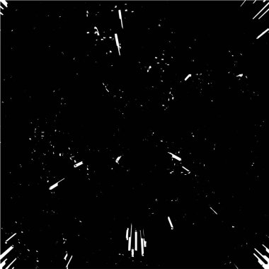 Grunge siyah beyaz desen. Monokrom soyut dokusu. Çatlakların, sürtünmelerin, çiplerin, lekelerin, mürekkep lekelerinin, çizgilerin geçmişi. Koyu tasarım arka plan yüzeyi