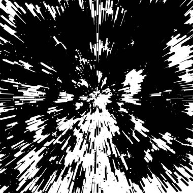 Grunge siyah beyaz desen. Monokrom soyut dokusu. Çatlakların, sürtünmelerin, çiplerin, lekelerin, mürekkep lekelerinin, çizgilerin geçmişi. Koyu tasarım arka plan yüzeyi