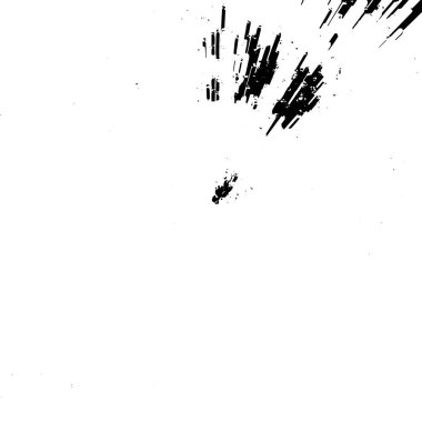 Grunge siyah beyaz desen. Monokrom soyut dokusu. Çatlakların, sürtünmelerin, çiplerin, lekelerin, mürekkep lekelerinin, çizgilerin geçmişi. Koyu tasarım arka plan yüzeyi