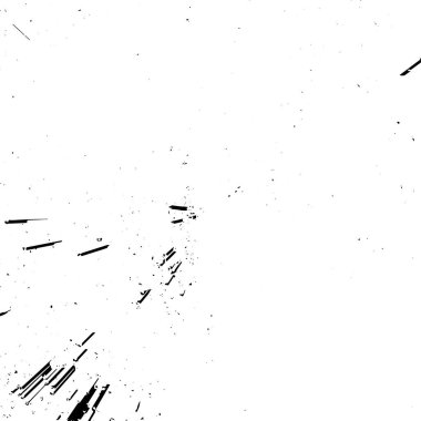 Grunge siyah beyaz desen. Monokrom soyut dokusu. Çatlakların, sürtünmelerin, çiplerin, lekelerin, mürekkep lekelerinin, çizgilerin geçmişi. Koyu tasarım arka plan yüzeyi