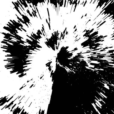 Grunge siyah beyaz desen. Monokrom soyut dokusu. Çatlakların, sürtünmelerin, çiplerin, lekelerin, mürekkep lekelerinin, çizgilerin geçmişi. Koyu tasarım arka plan yüzeyi