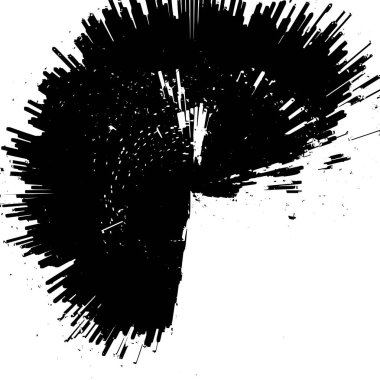 Grunge yarım ton siyah-beyaz doku arka planı. Soyut tek renkli illüstrasyon.