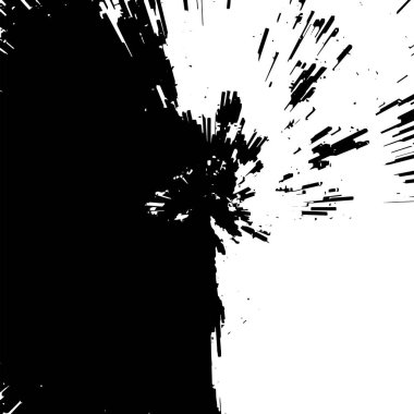 Grunge yarım ton siyah-beyaz doku arka planı. Soyut tek renkli illüstrasyon.