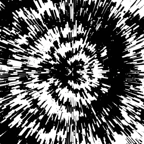 黒と白のパターン モノクロ抽象的なテクスチャー クラック チップ インクスポット ラインの背景 ダークデザインの背景面 — ストックベクタ