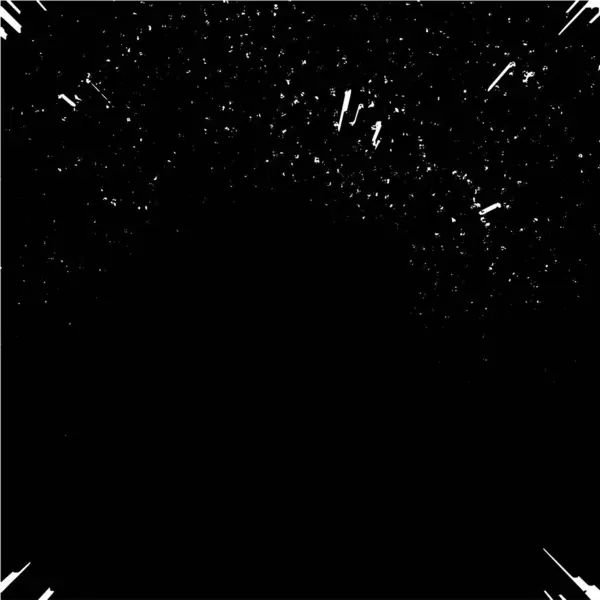 Grunge Schwarz Weiß Muster Monochrom Abstrakte Textur Hintergrund Von Rissen — Stockvektor