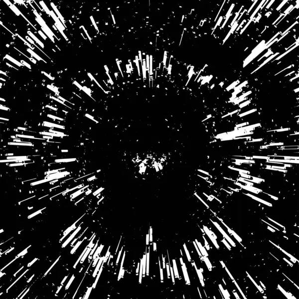 Struktura Výbuchu Kulatého Třesku Znepokojené Nerovné Pozadí Grunge Abstraktní Monochromatická — Stockový vektor