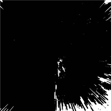 Dairesel yıldız patlaması dokusu. Sıkıntılı, dengesiz bir arkaplan. Soyut tek renkli illüstrasyon.