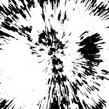 Koyu Grunge Geometrik Deseni 