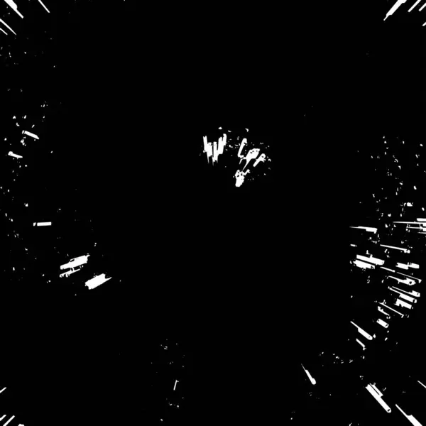 Černobílý Grunge Nouzové Překrytí Textury Abstraktní Povrchový Prach Hrubé Špinavé — Stockový vektor