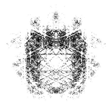 simetrik geometrik siyah beyaz grunge arkaplanı 