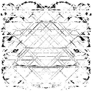 simetrik geometrik siyah beyaz grunge arkaplanı 