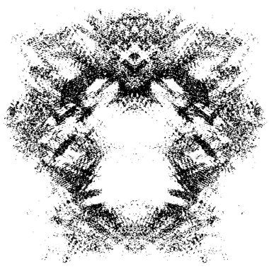 simetrik geometrik siyah beyaz grunge arkaplanı 