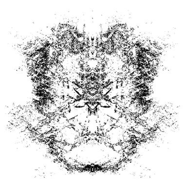 simetrik geometrik siyah beyaz grunge arkaplanı 