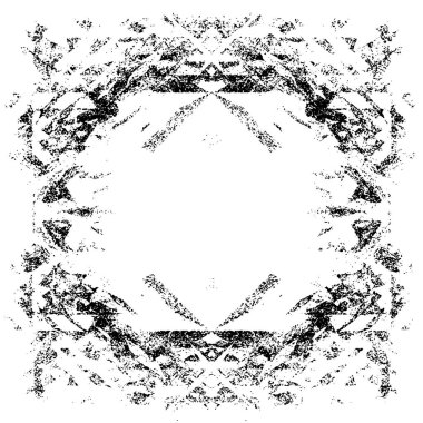 simetrik geometrik siyah beyaz grunge arkaplanı 