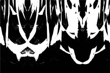 desenli arkaplanı olan siyah ve beyaz çizimler