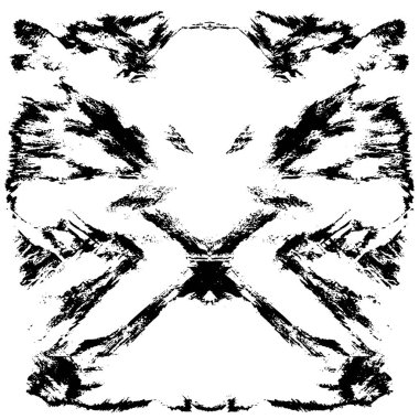 simetrik geometrik siyah beyaz grunge arkaplanı 