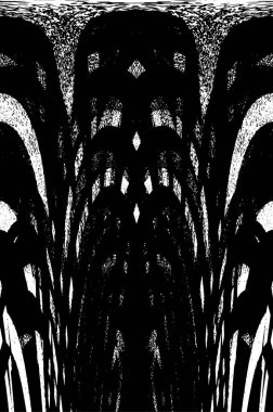 desenli arkaplanı olan siyah ve beyaz çizimler