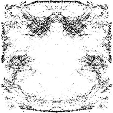 simetrik geometrik siyah beyaz grunge arkaplanı 