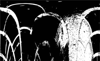 desenli arkaplanı olan siyah ve beyaz çizimler