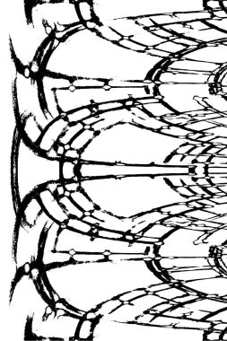 desenli arkaplanı olan siyah ve beyaz çizimler