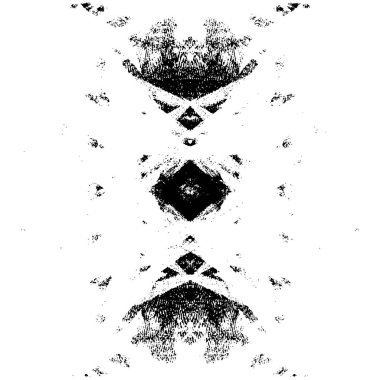 simetrik geometrik siyah beyaz grunge arkaplanı 