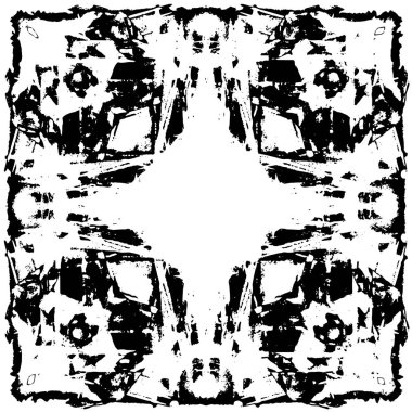 desenli arkaplanı olan siyah ve beyaz çizimler