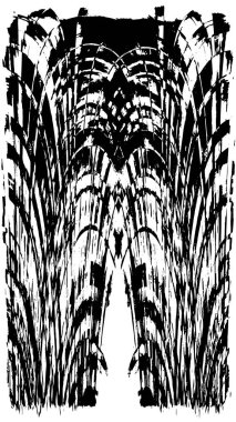 desenli arkaplanı olan siyah ve beyaz çizimler