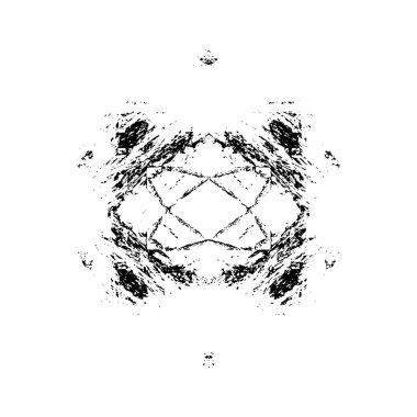 simetrik geometrik siyah beyaz grunge arkaplanı 