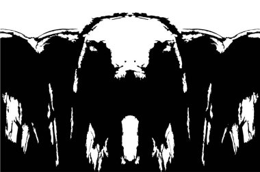 soyut monokrom grunge geometrik modern desen