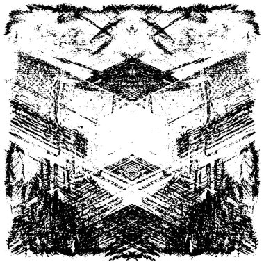 monokrom soyut arkaplan, siyah ve beyaz grunge deseni.