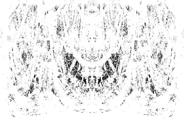 Grunge dikey olarak simetrik siyah beyaz doku. Tek renkli yıpranmış kaplama deseni. 