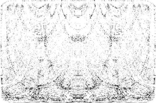 Grunge dikey olarak simetrik siyah beyaz doku. Tek renkli yıpranmış kaplama deseni. 