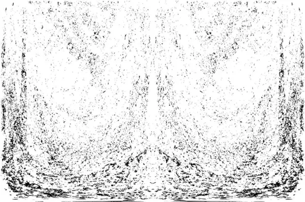 Grunge dikey olarak simetrik siyah beyaz doku. Tek renkli yıpranmış kaplama deseni. 