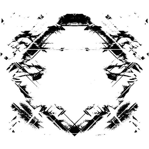 simetrik geometrik siyah beyaz grunge arkaplanı 