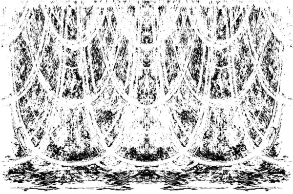 Grunge dikey olarak simetrik siyah beyaz doku. Tek renkli yıpranmış kaplama deseni. 