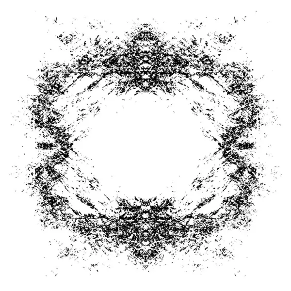 simetrik geometrik siyah beyaz grunge arkaplanı 