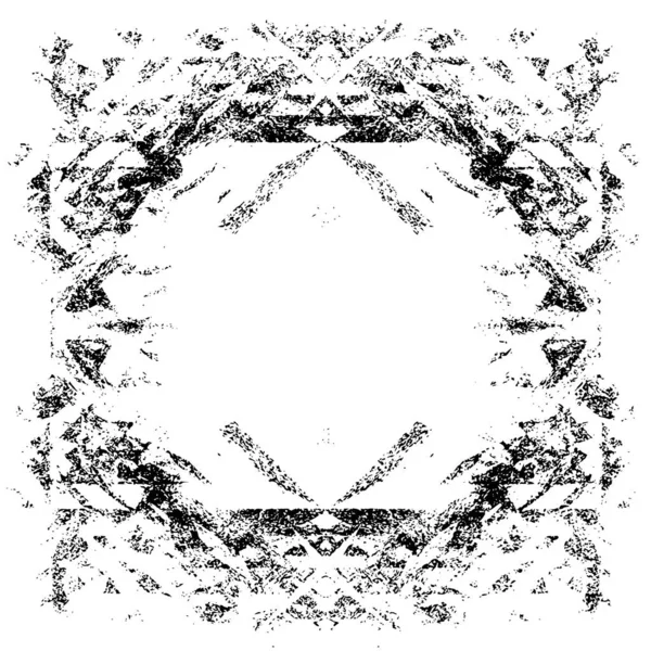 simetrik geometrik siyah beyaz grunge arkaplanı 