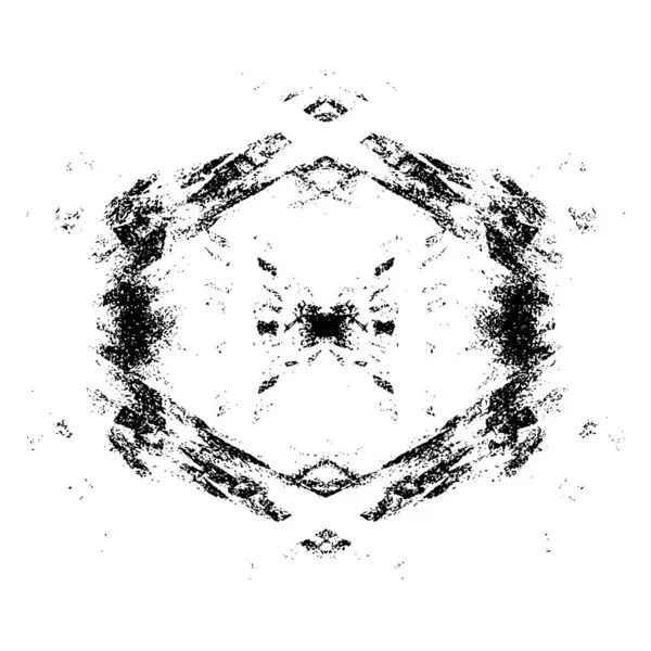 simetrik geometrik siyah beyaz grunge arkaplanı 