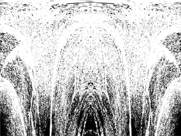 Grunge dikey olarak simetrik siyah beyaz doku. Tek renkli yıpranmış kaplama deseni. 