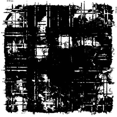 soyut monokrom grunge geometrik modern desen