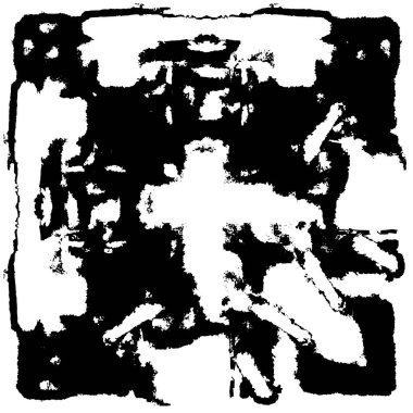 soyut monokrom grunge geometrik modern desen