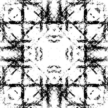 soyut siyah ve beyaz grunge geometrik modern desen