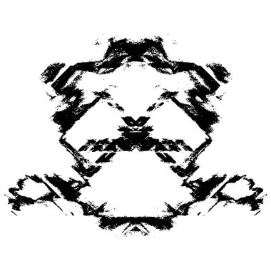 soyut siyah ve beyaz grunge geometrik modern desen