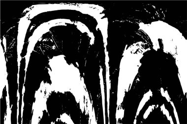 soyut siyah ve beyaz grunge geometrik modern desen