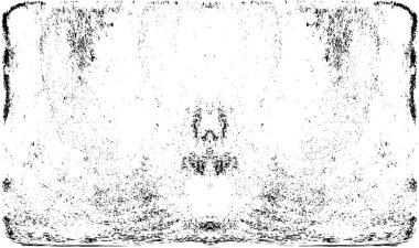 Grunge dikey olarak simetrik siyah beyaz doku. Tek renkli yıpranmış kaplama deseni. 