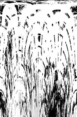 Sert grunge desenli tasarım. Suluboya kuru fırça darbeleri dokuyu etkiler. Solmuş kağıt dokusu. Çizgi film pop sanat tasarımı