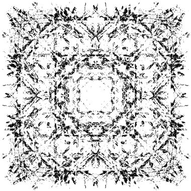 Çizik ve çatlaklarla dolu bir duvar parçası. Herhangi bir tasarım üzerine grunge illüstrasyonunu yükle. Vintage efektli soyut kumlu arkaplan