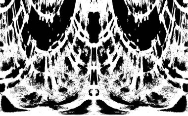 Çizik ve çatlaklarla dolu bir duvar parçası. Herhangi bir tasarım üzerine grunge illüstrasyonunu yükle. Vintage efektli soyut kumlu arkaplan