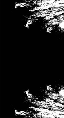 Çizik ve çatlaklarla dolu bir duvar parçası. Herhangi bir tasarım üzerine grunge illüstrasyonunu yükle. Vintage efektli soyut kumlu arkaplan